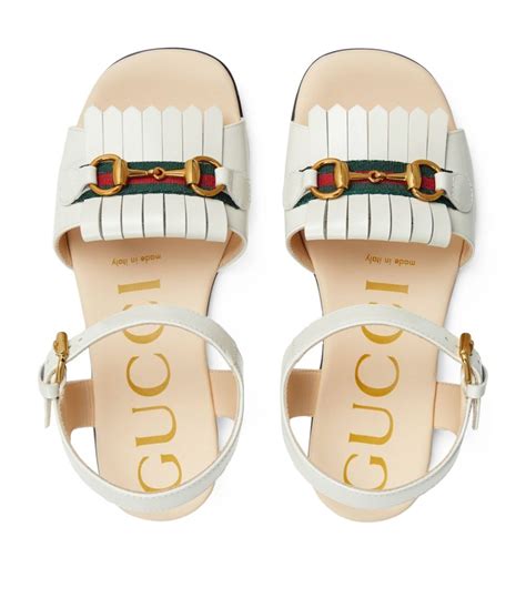 gucci slides kids white|kids Gucci slides size 5.